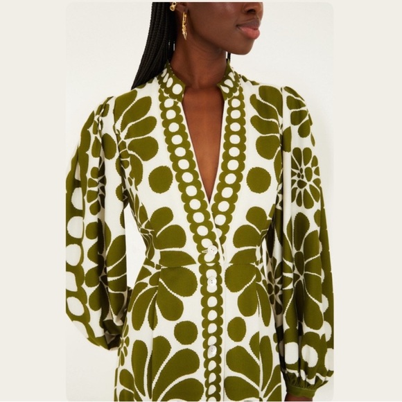 Farm Rio Green Palermo Maxi Dress - Picture 3 of 9